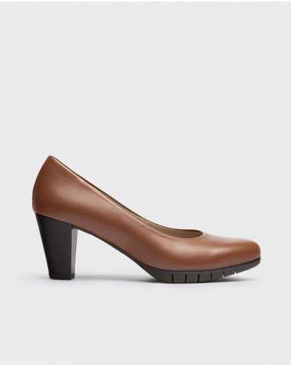 Wonders-Heels-Brown LUCY Shoe