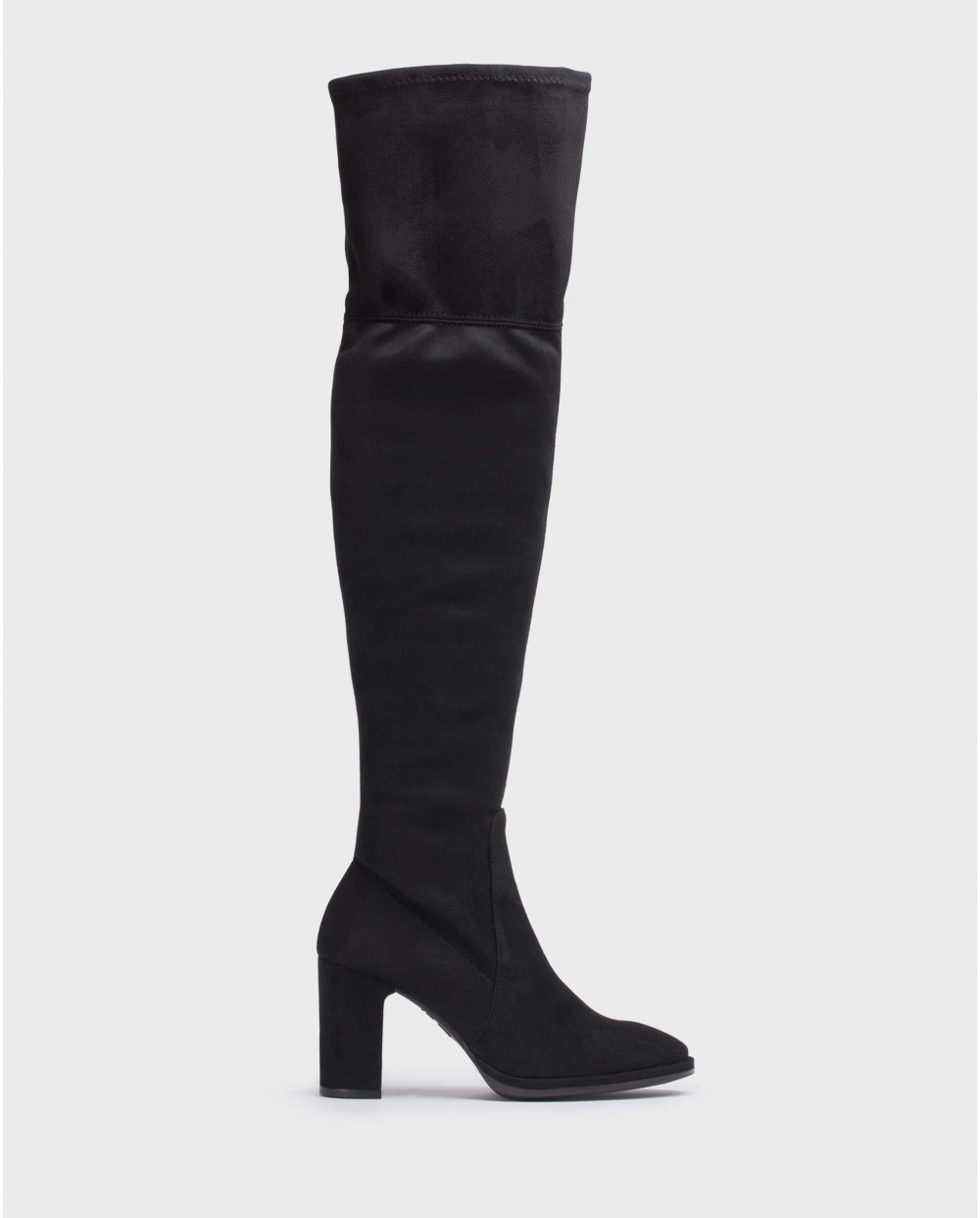 Wonders-Boots-\nAuster black over the knee boot