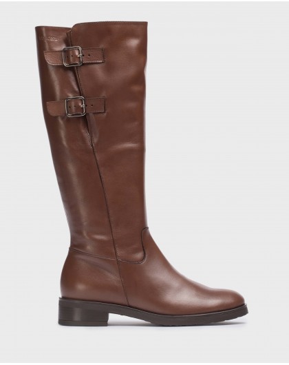 Wonders-Boots-DOUBLE Brown Boot