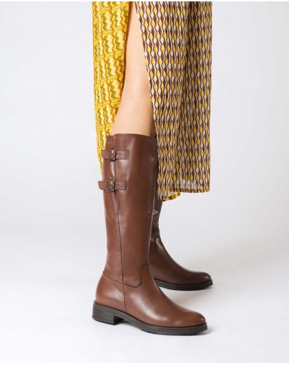 Wonders-Boots-Brown DOUBLE Boot