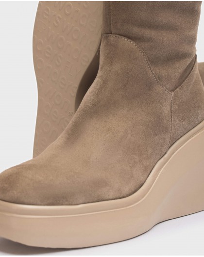 Wonders--Beige Ghas Ankle boot