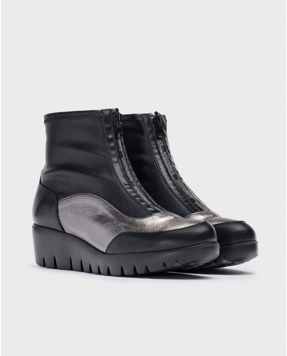 Wonders-Ankle Boots-Black SASHA Ankle boot