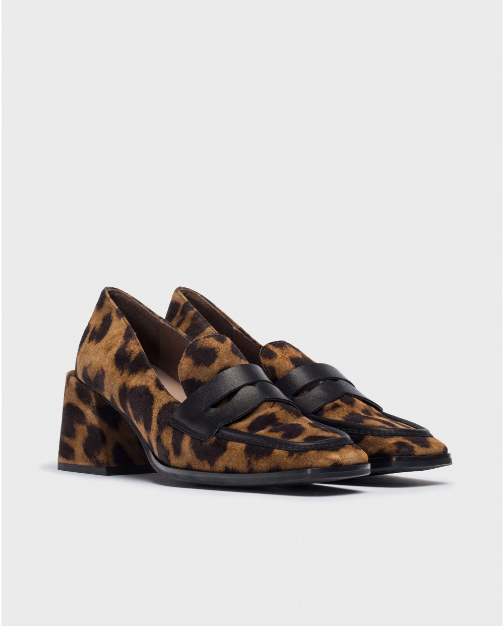 Wonders-Loafers and ballerines-Leopard FIODOR moccasin