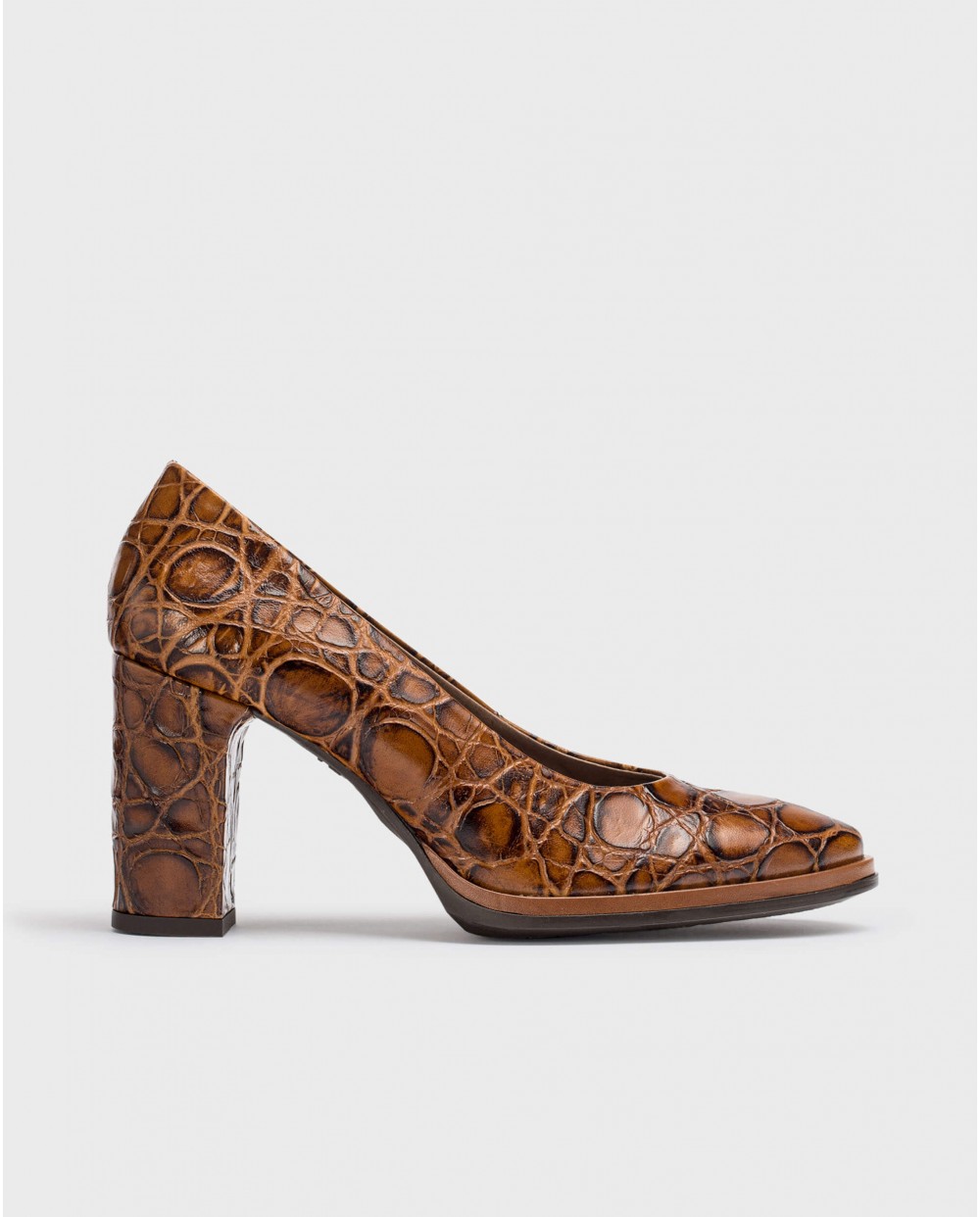 Wonders-Heels-Brown DENIS Heeled shoe