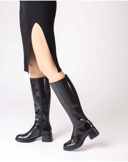 Wonders-Botas-Botas FOXIE negro