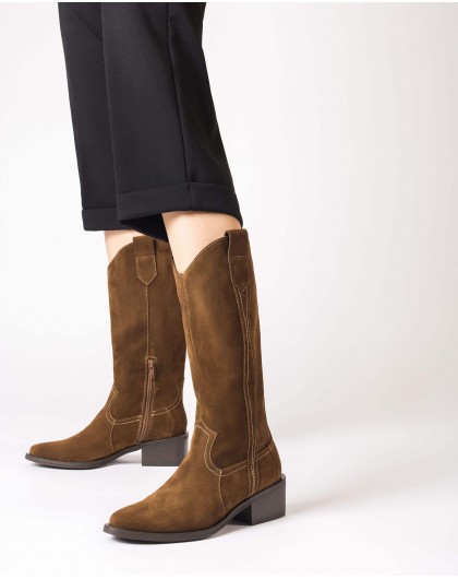 Wonders-Boots-Brown SANDRA boot