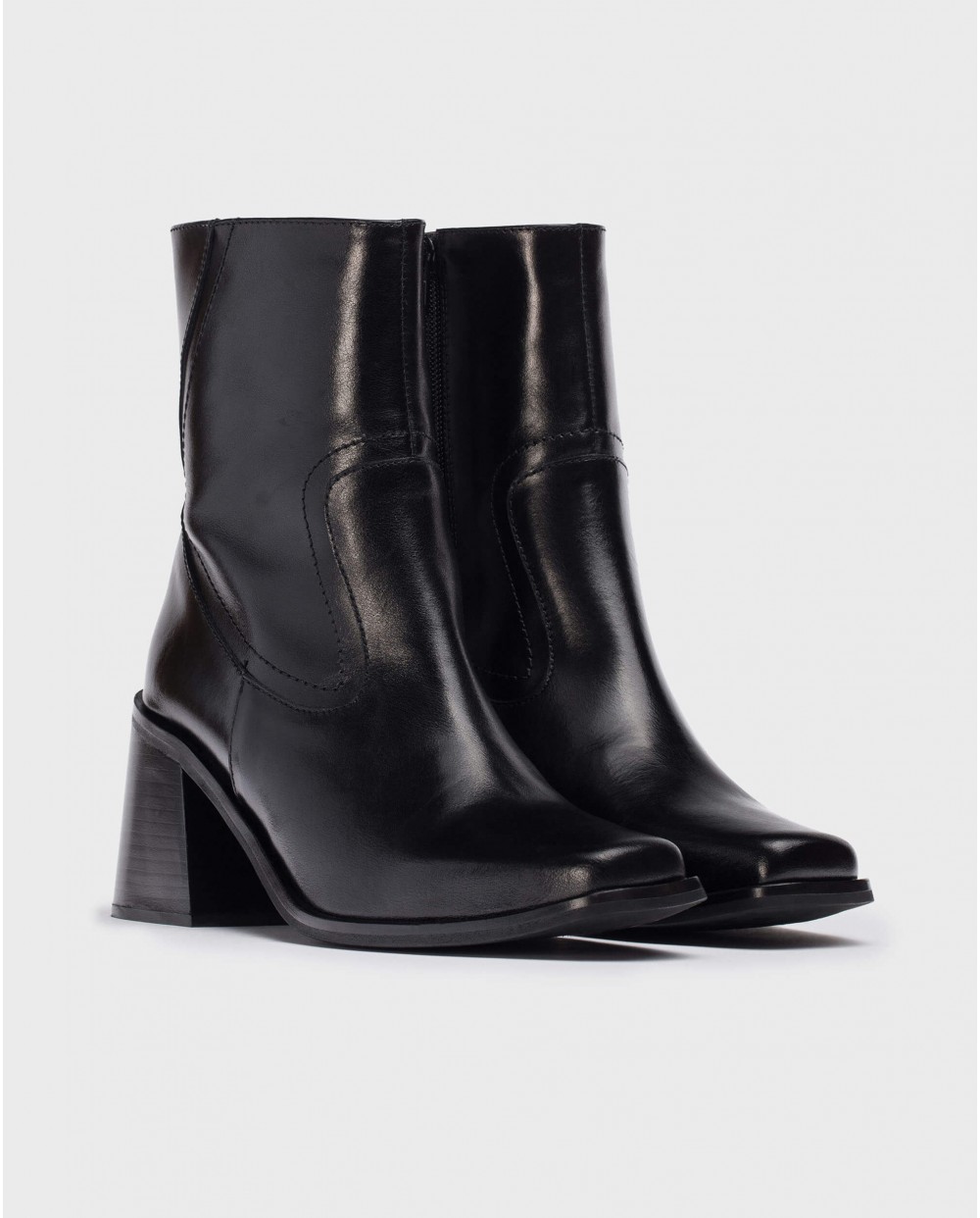 Wonders-Ankle Boots-Black CARLOTA ankle boot