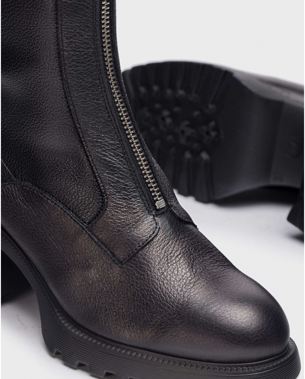 Wonders-Ankle Boots-Black KID Ankle Boot