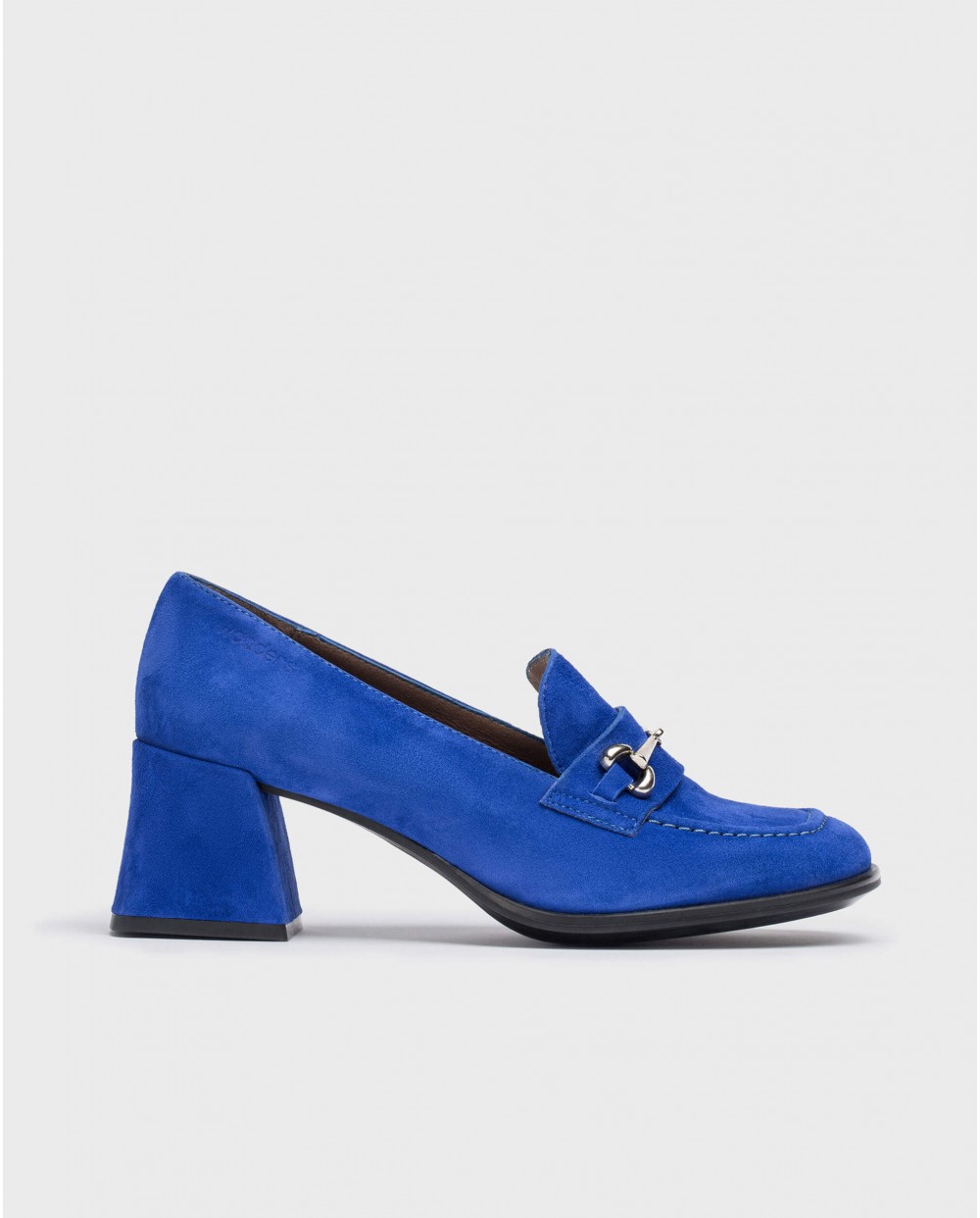 Wonders-Heels-Blue CELIA moccasin