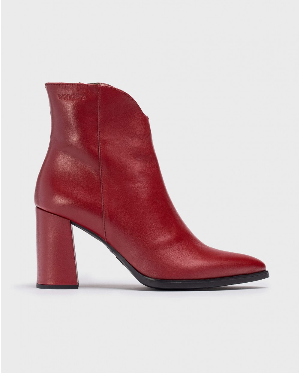 Wonders-Ankle Boots-Burgundy NARA ankle boot