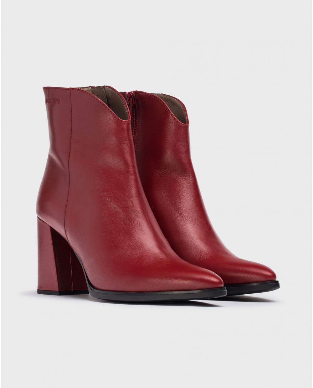 Wonders-Ankle Boots-Burgundy NARA ankle boot