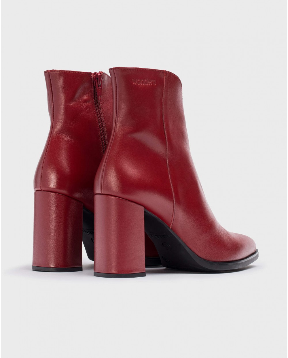 Wonders-Ankle Boots-Burgundy NARA ankle boot