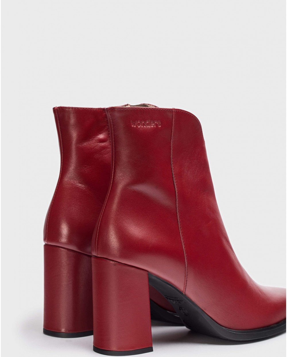 Wonders-Ankle Boots-Burgundy NARA ankle boot