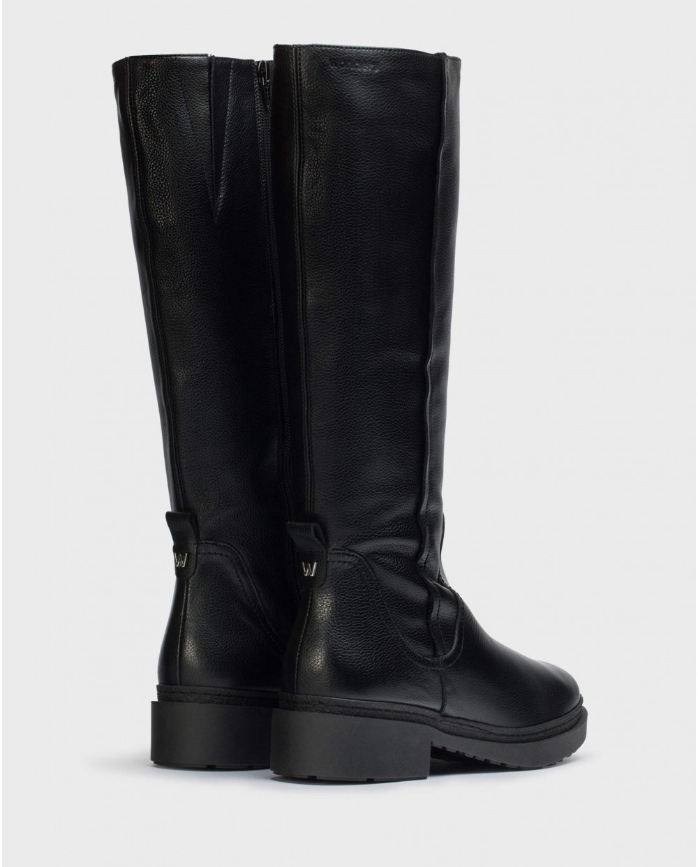 Wonders-Boots-Black Alsia Boot