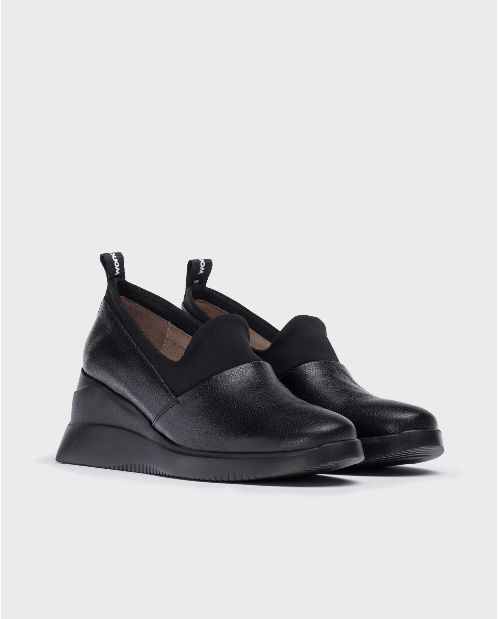 Wonders-Platforms-Black BABI Sneaker