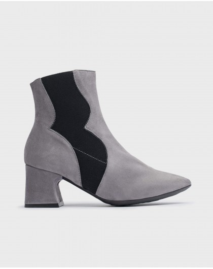 Wonders-Ankle Boots-Grey GLIT Ankle Boot