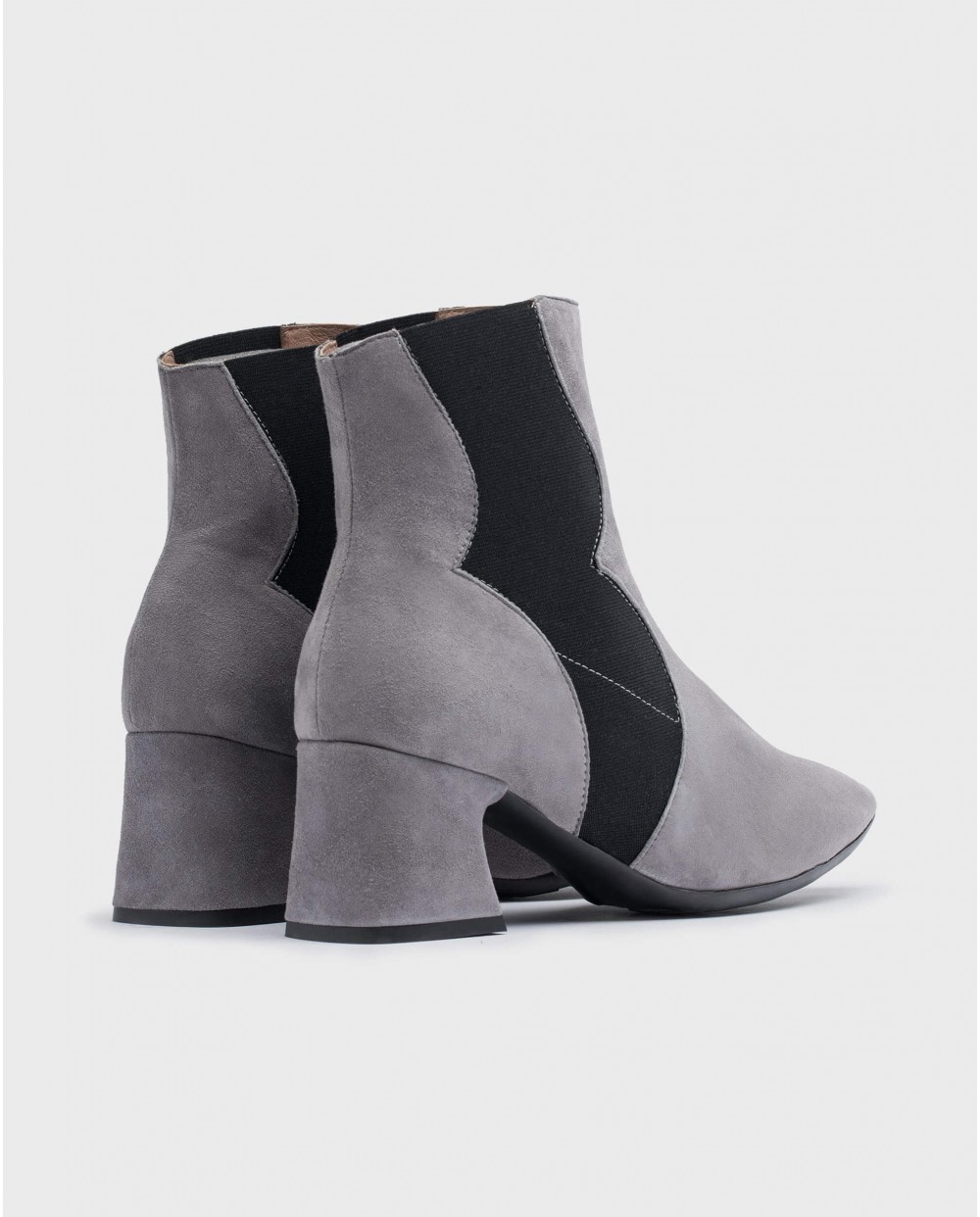 Wonders-Ankle Boots-Grey GLIT Ankle Boot