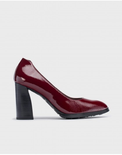 Wonders-Heels-Burgundy TINI Heeled shoe