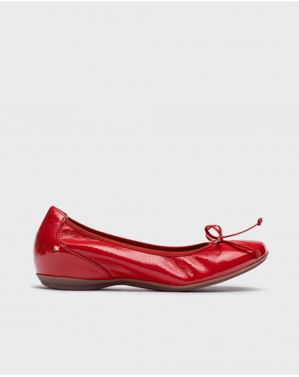 Wonders-Zapatos de mujer-Bailarina ATENAS Rojo