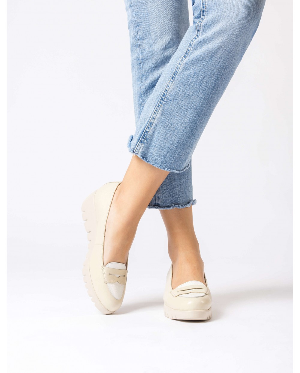 Wonders-Loafers-VALENCIA Cream Moccasin