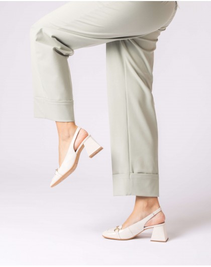 Wonders-Women shoes-White JAZMIN Heeled sandals