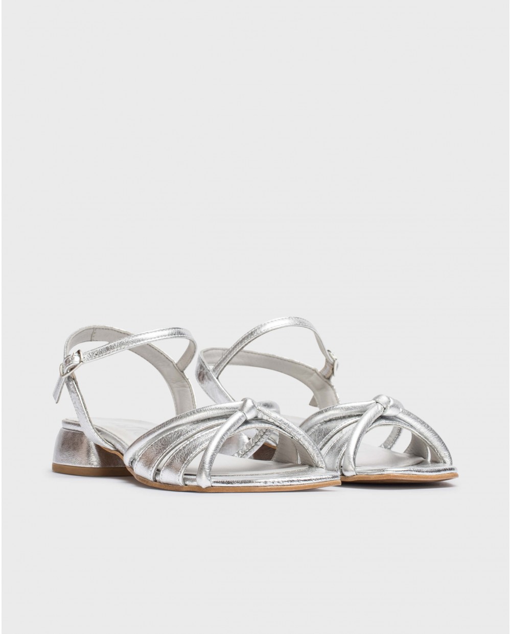 Wonders-Sandals-Silver NALA Flat sandals