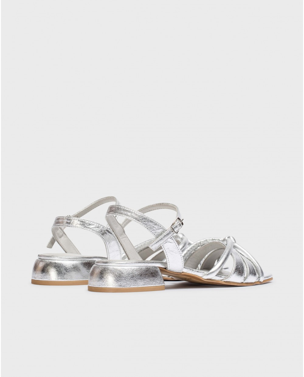 Wonders-Sandals-Silver NALA Flat sandals