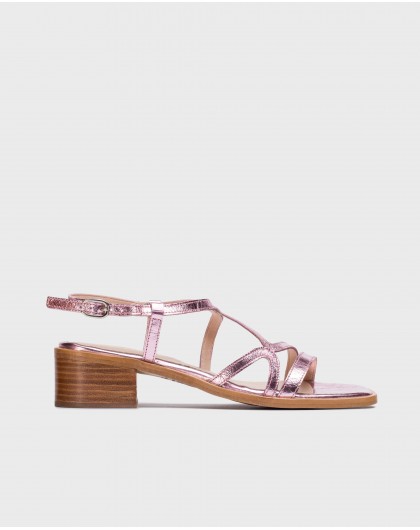 Wonders-Heels-Pink Lily sandals