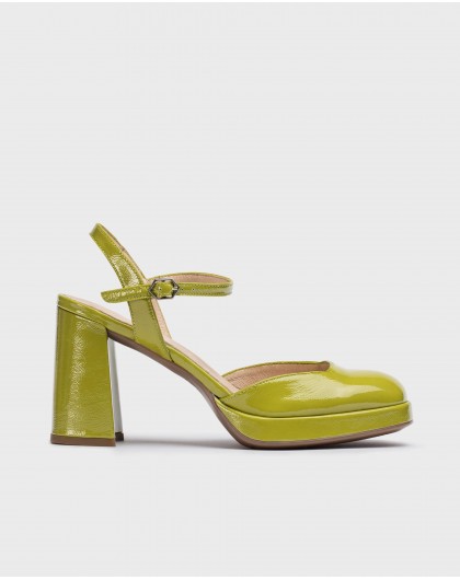 Wonders-Zapatos de mujer-Plataforma SELENA Verde