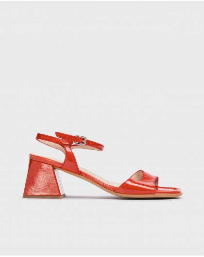 Wonders-Women shoes-Red Isabel heeled sandals