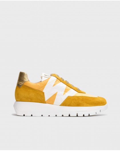 Wonders-Women shoes-Yellow Odisei Sneaker