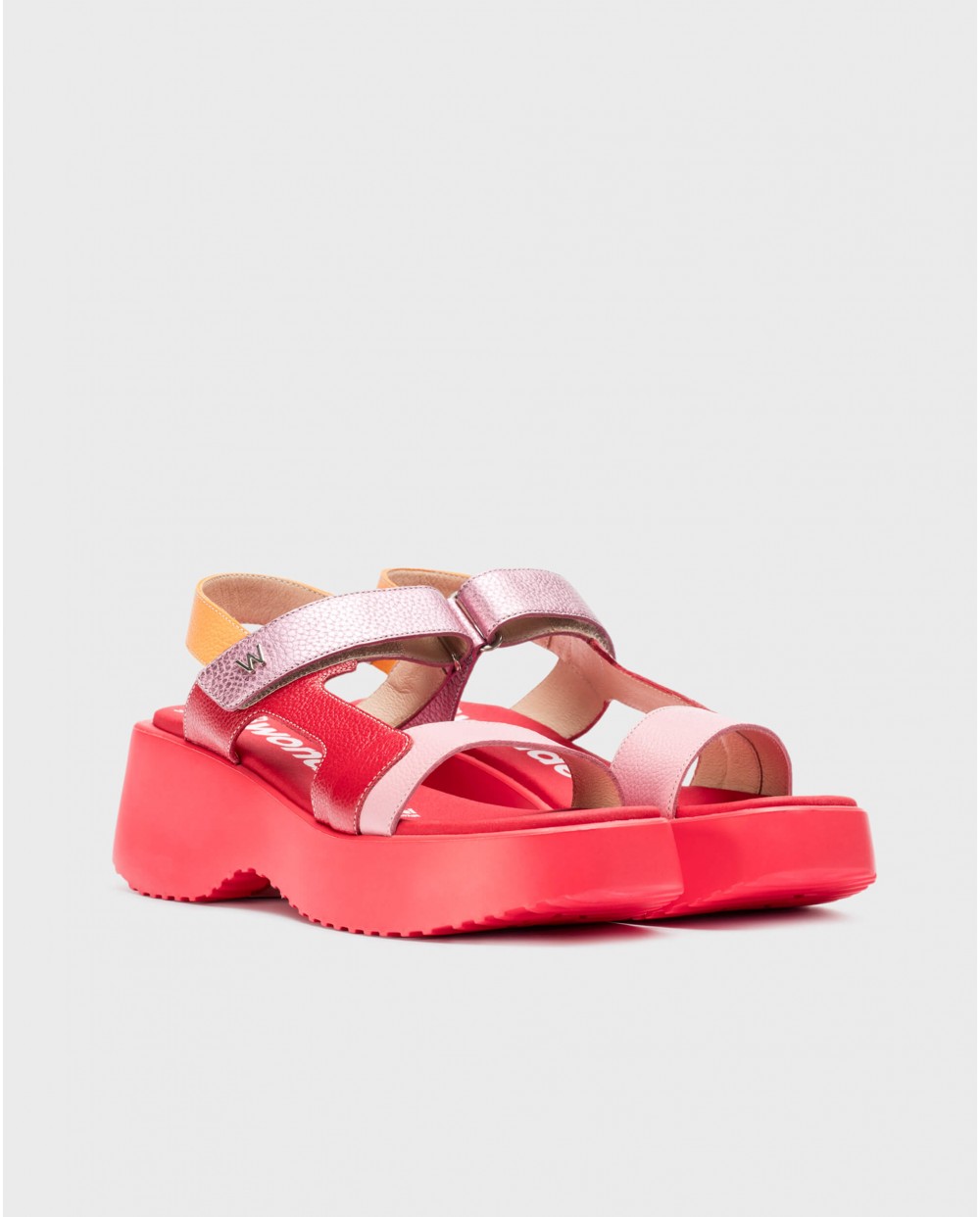 Wonders-Women shoes-Red TELVA Sandals
