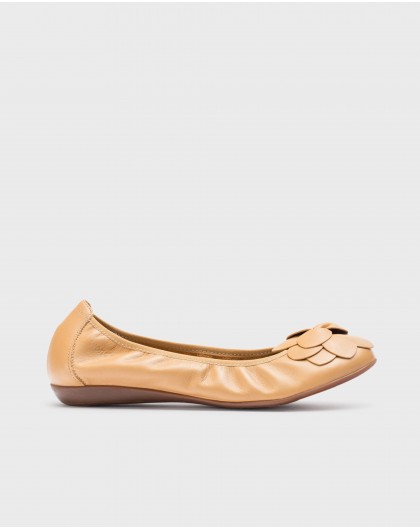 Wonders-Women shoes-Sand PRAGA Ballet flat