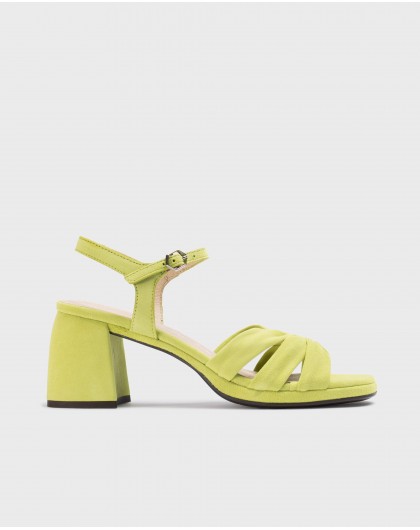 Wonders-Sandals-Green Gisela heeled sandals