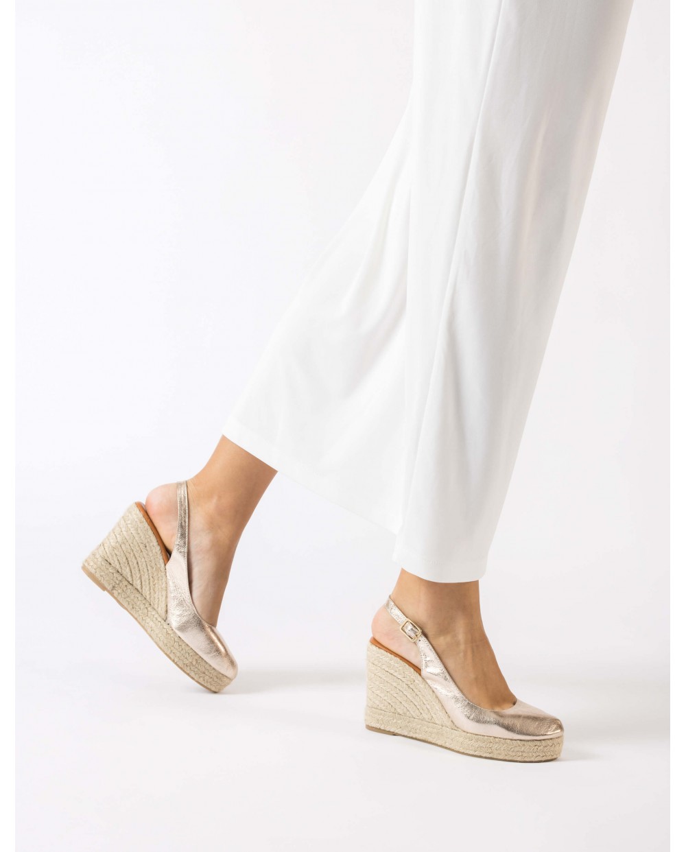 Wonders-Women shoes-Platinum NAVAGIO Espadrilles