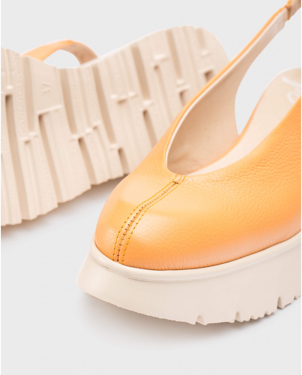 Wonders-Plataformas-Zapato ZADAR Naranja