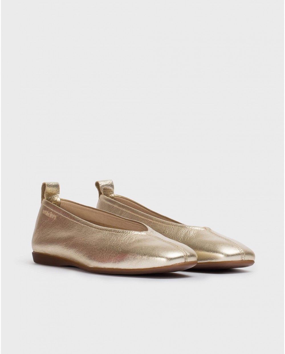 Wonders-Women shoes-Metallic PEPA Ballet pump