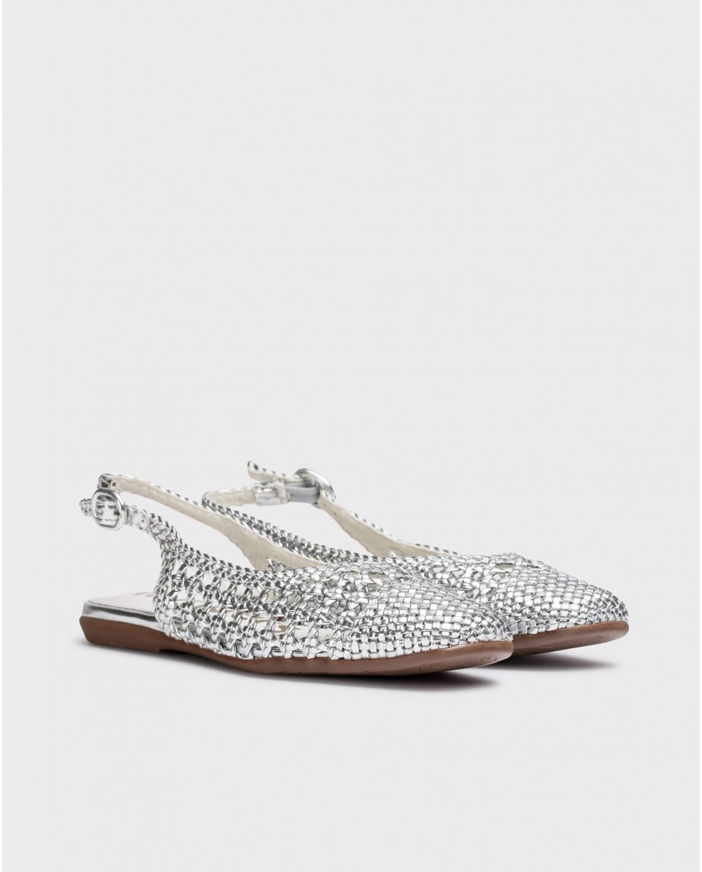 Wonders-Women shoes-Silver WOB Ballet pump