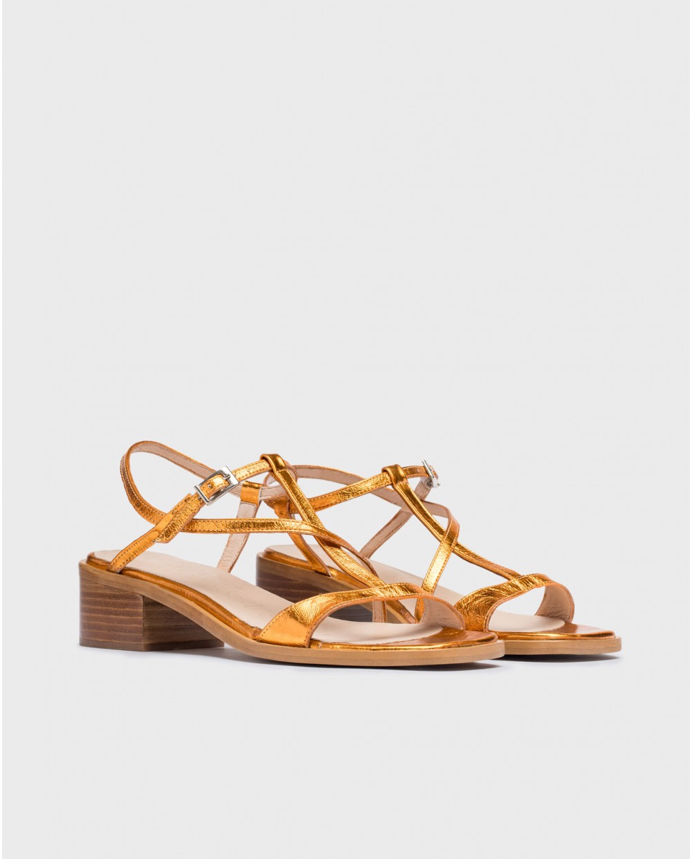 Wonders-Women shoes-Orange AURORA Sandals