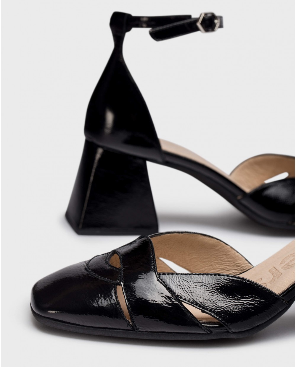 Wonders-Tacones-Zapato Gabriela negro