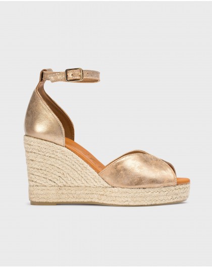 Wonders-Women shoes-Aged Gold MANLY Espadrilles