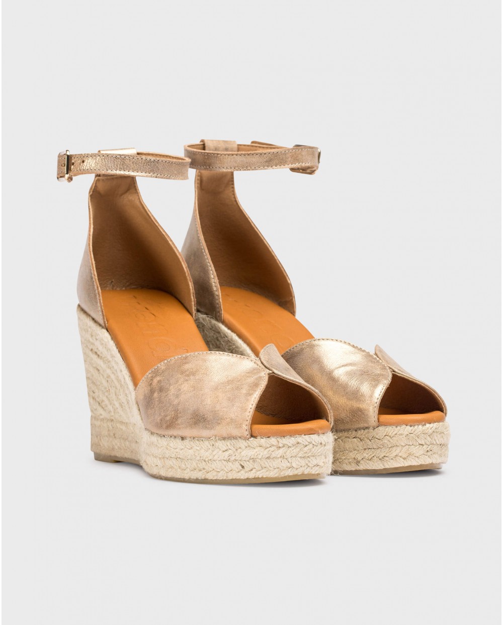 Wonders-Women shoes-Aged Gold MANLY Espadrilles