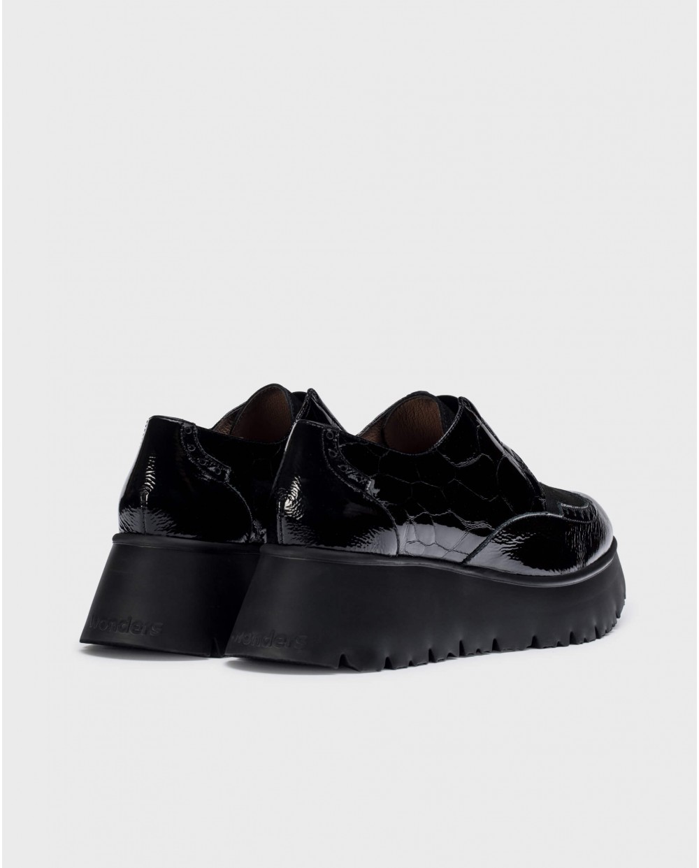 Wonders-Loafers-Black SALVA moccasins