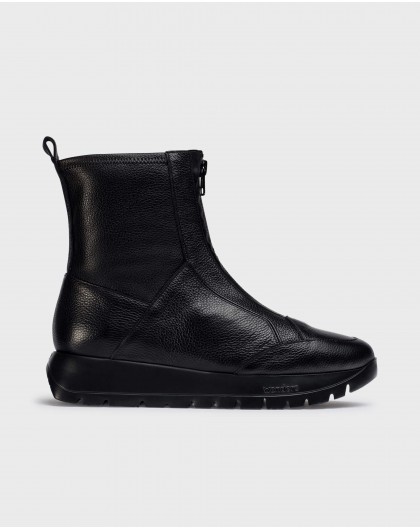 Wonders-Sneakers-\nWALK Black Ankle Boot