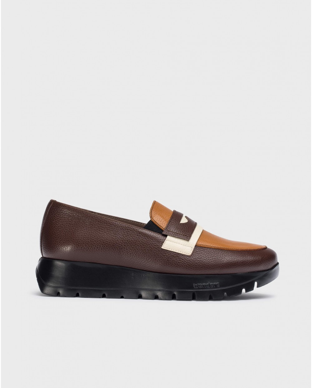 Wonders-Loafers-Brown MATERIA Loafers