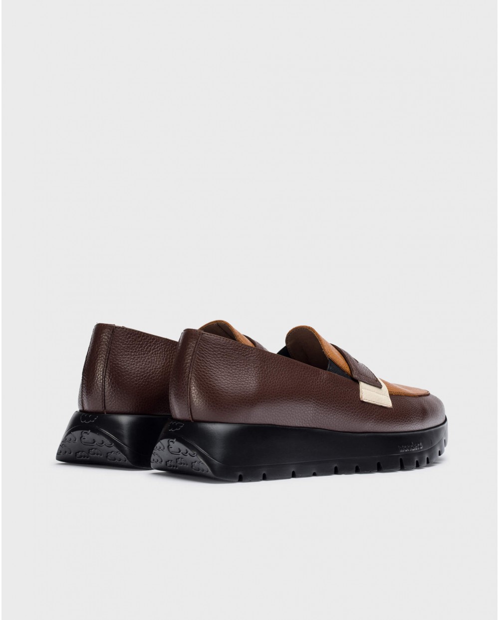 Wonders-Loafers-Brown MATERIA Loafers