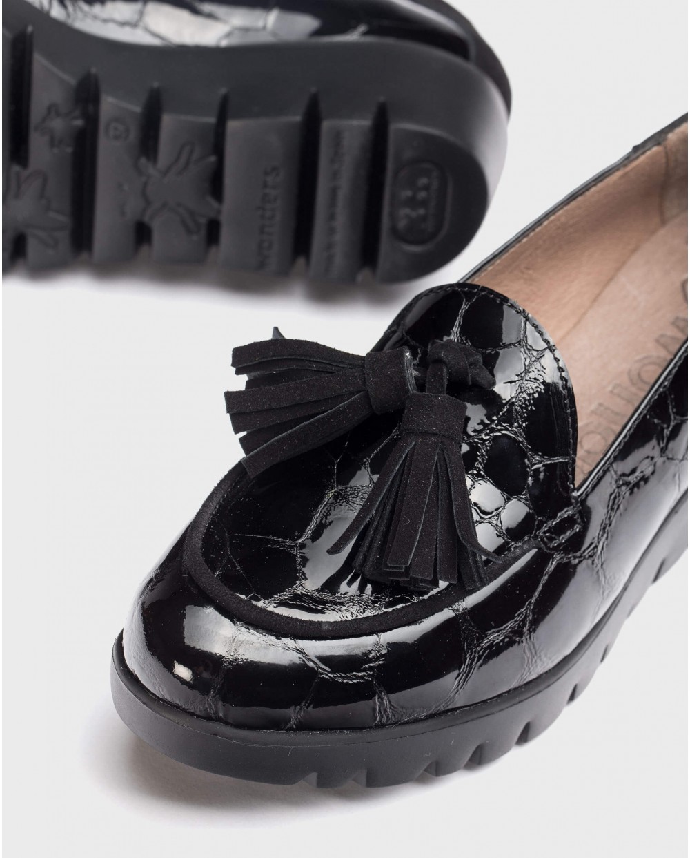 Wonders-Loafers-Black SIMONE Loafers