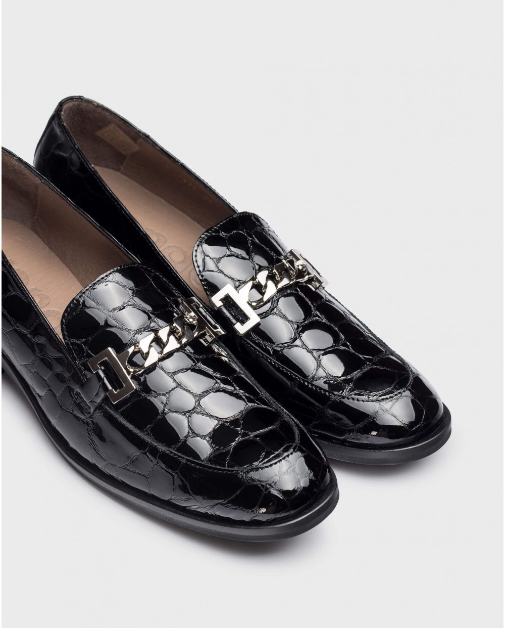 Wonders-Loafers-Black ROBERT Moccasin