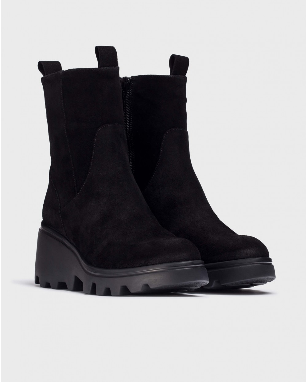 Wonders-Ankle Boots-Black LEEDS ankle boots