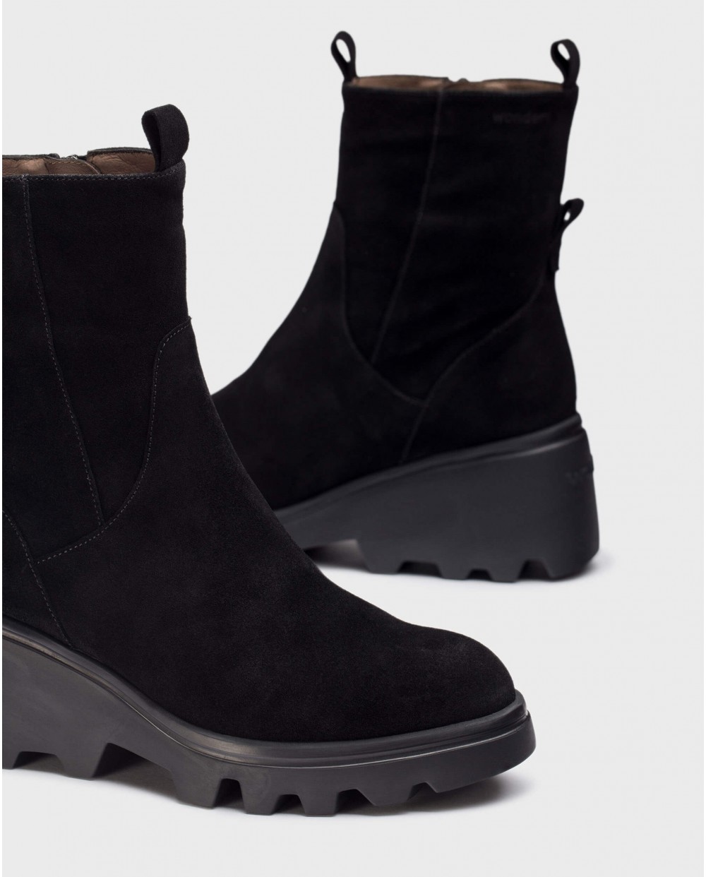 Wonders-Ankle Boots-Black LEEDS ankle boots